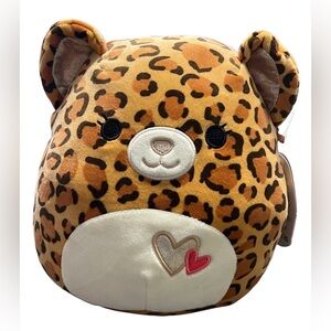 Leopard Print Squishmallow Plush Toy